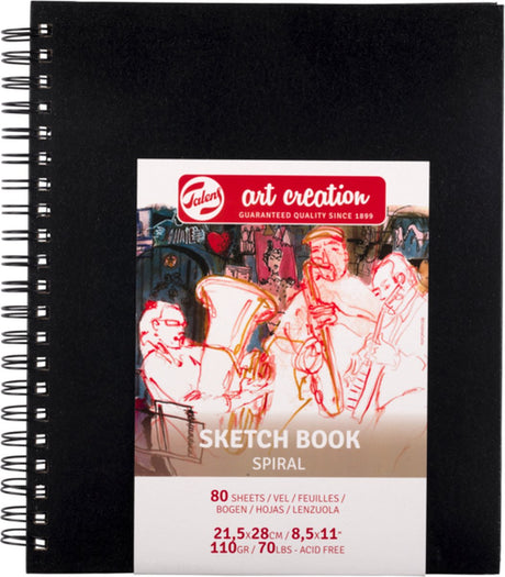 Talens Art Creation Skizzenbuch Spirale 21,5 x 28 cm 110 g 80 V