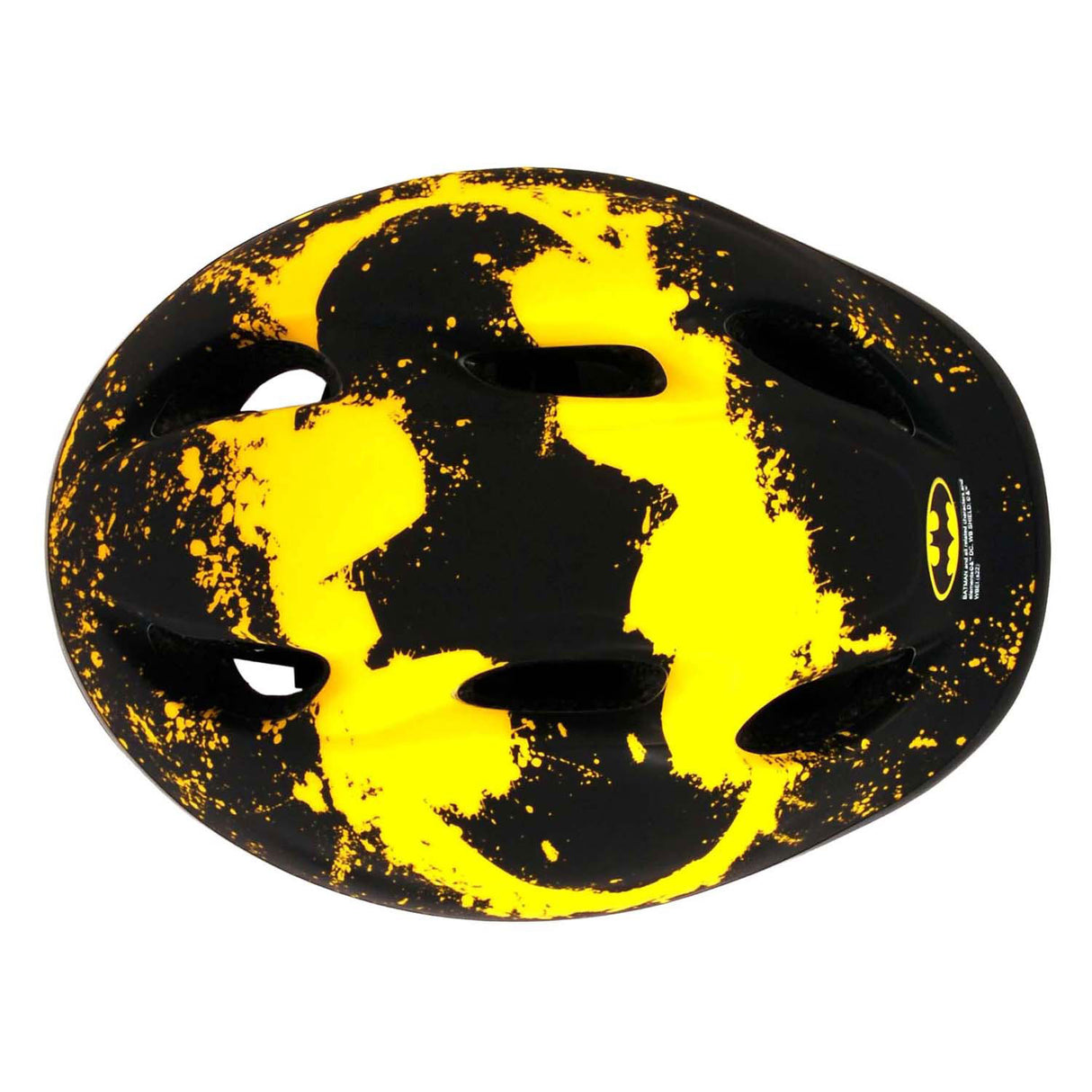 Skate Fahrradhelm Batman Junigoud 52-56 cm schwarz gelb