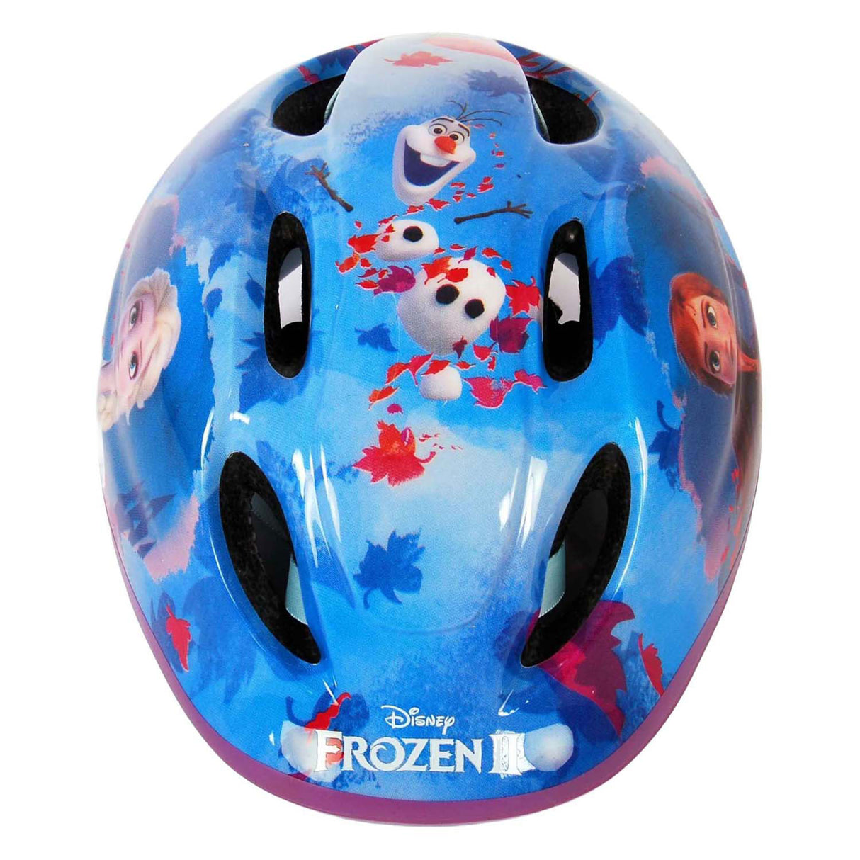 Disney Frozen Bicycle Skate Helm Blue Pink Größe 51-55 cm