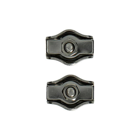Mack 1008449 - 2 staaldraadklemmen 3mm simplex inox | 10 stuks
