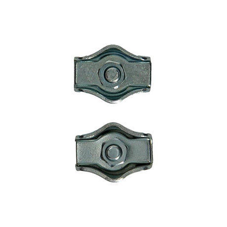Mack 1008478 - 2 staaldraadklemmen 3mm simplex verzinkt | 10 stuks