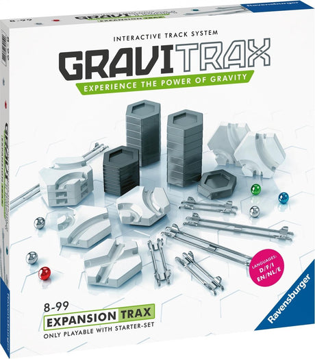 Gravitrax-Schienenverlängerung – Murmelbahn mit 6 Kugeln – Gravitrax