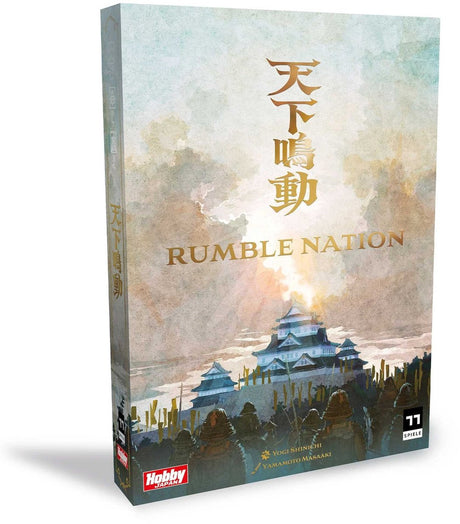 Asmodee Brettspiel Rumble Nation Strategie und Abenteuer für 2–4 Spieler.