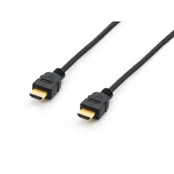 Vybavte 119374 Vysokorychlostní kabel HDMI2.0 W Ethernet, 4K@50 60Hz (2160p) HDR, M M, RJ-45, 15 m, černá