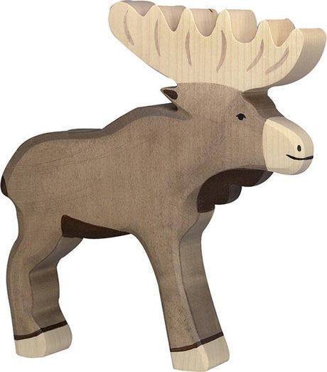 Holztiger-Elch. 18,5 cm.