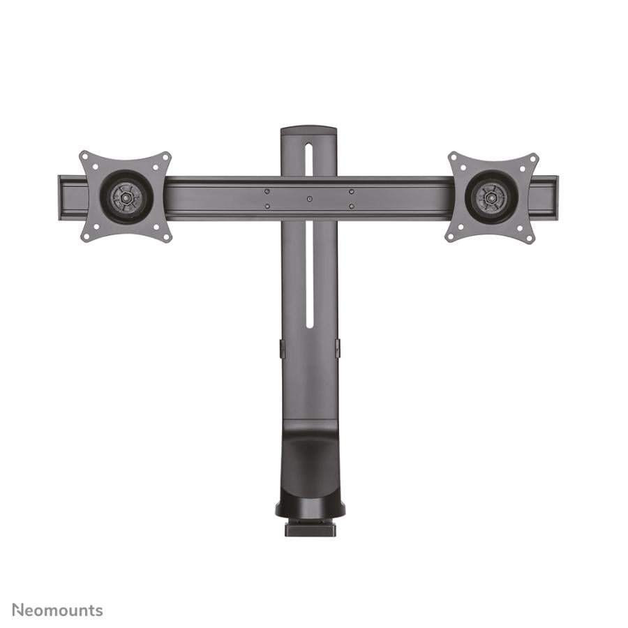 Neomounts FPMA-D860DBlack Flatscreen BureAuteun, 2x 10-27 7 kg, 26-45 cm, 75x75 100x