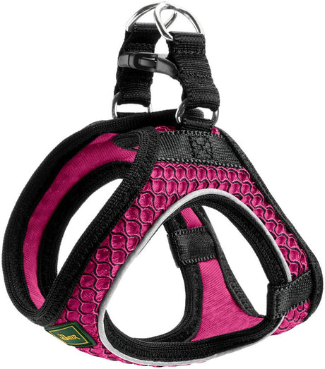 Markenloses Sans-Marque-Hundegeschirr Hunter Comfort Fuchsia M 55-60 cm