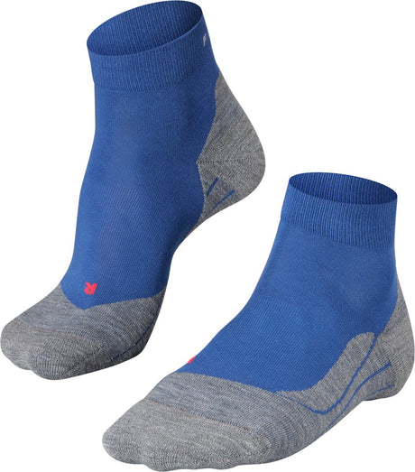 Falke ru4 kurze Anti-Blasen-Baumwoll-Funktionsmaterial-Laufsocken Herren blau – Größe 46-48
