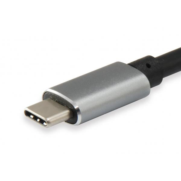 Equip equip 133464 usb type c to 2x hdmi female adapter, 2160p@30 hz, usb3.1 gen1, grey