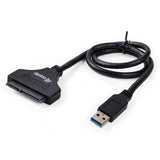 Equip 133471 USB3.0-zu-SATA-Adapter, männlich männlich, 0,5 m, schwarz