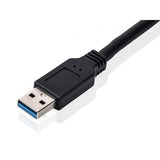 Utstyr 133471 USB3.0 til SATA -adapter, hann hann, 0,5 m, svart