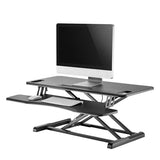Neomounts ns-ws300black Sitz-Steh-Desktop-Workstation, 17 kg, 11 - 51 cm, schwarz