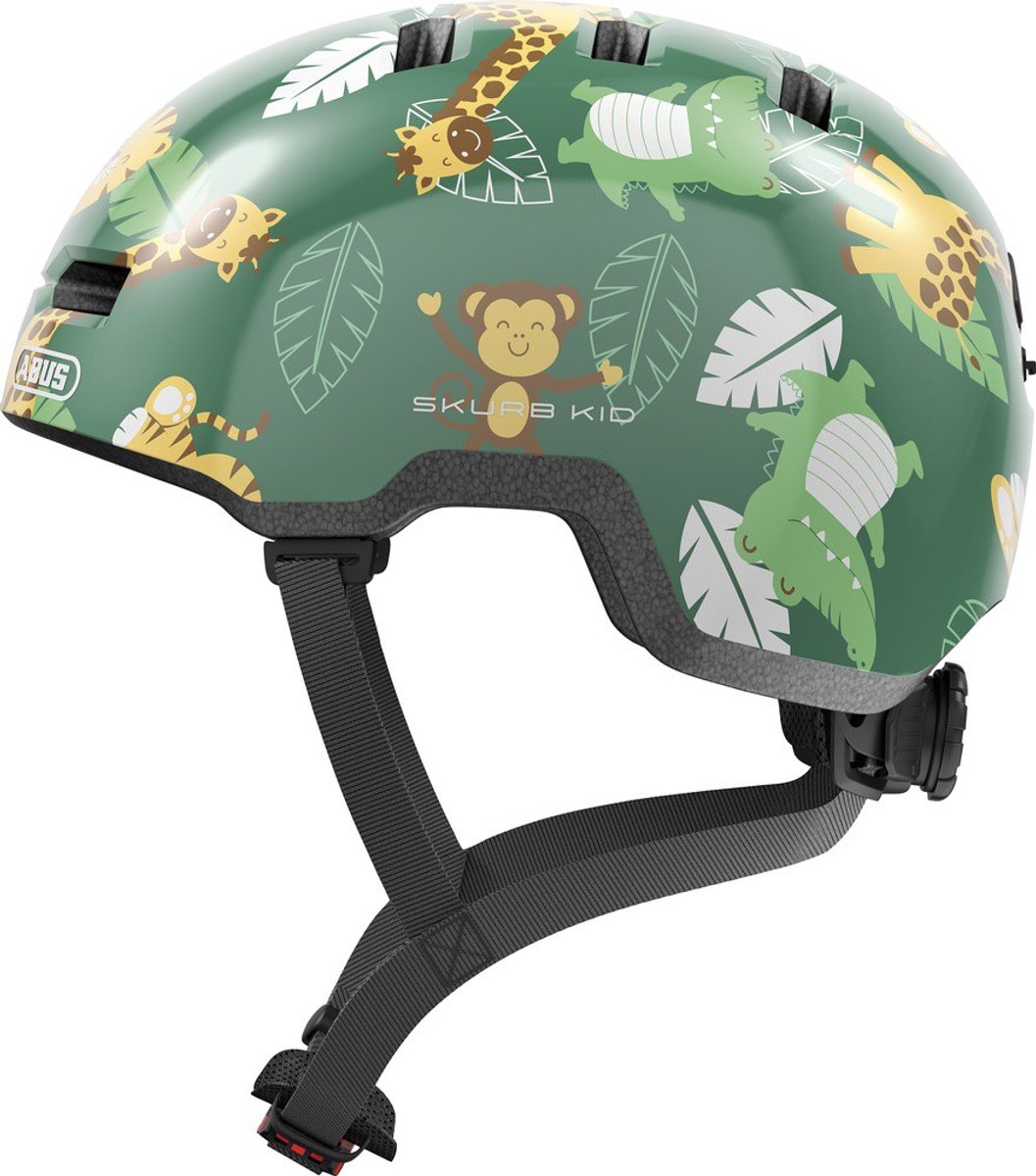 Abus Skurb Kid - Fahrradhelm - Kinder Green Jungle S (45 - 50 cm)