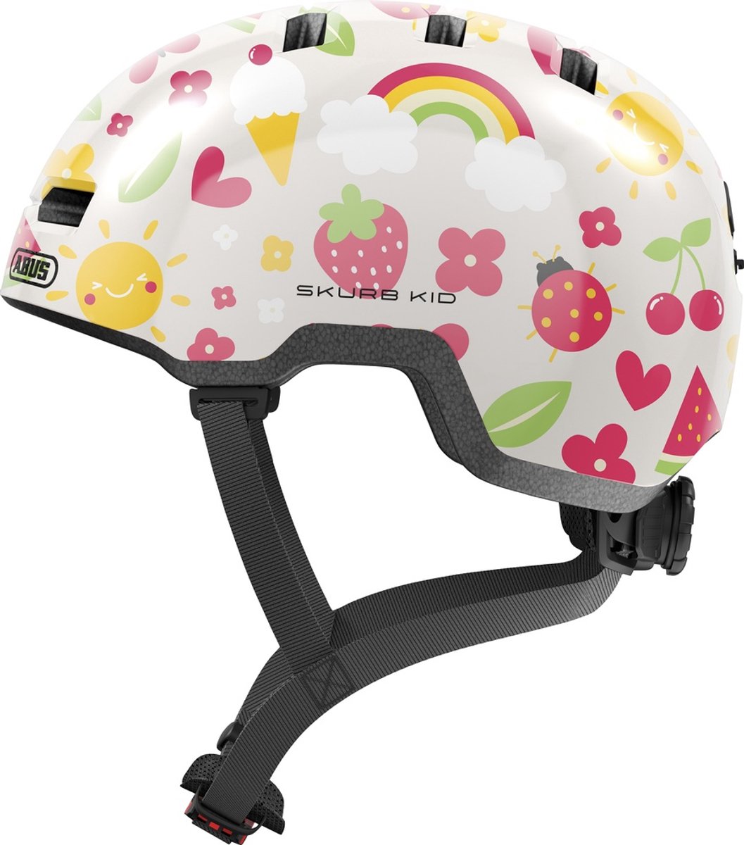 Abus Skurb Kid - Fahrradhelm - Kinder Creme Sommer M (50 - 55 cm)