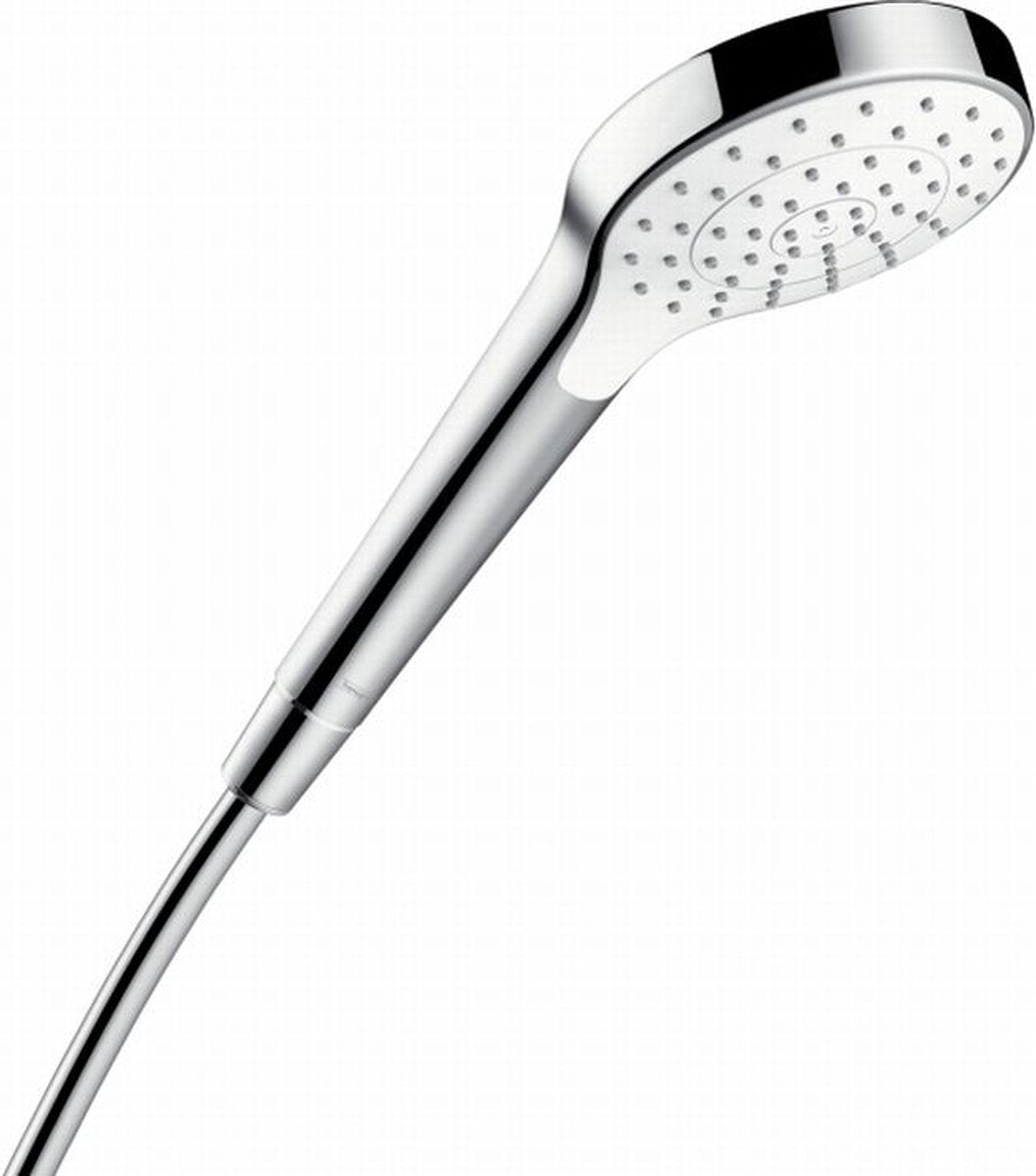 Hansgrohe Croma Select Handbrause Ecosmart - 1 Strahlart - Weißchrom - Duschkopfdurchmesser 110 mm