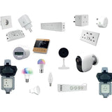 Woox r4967 intelligenter WLAN-Schalter mit Tuya-Stromversorgung, 10 A, 2300 W, 100–240 VAC, 50–60 Hz, WLAN