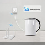 Woox r4054 intelligente Einbausteckdose mit Tuya-Stromversorgung, 16 A, 3680 W, WLAN, weiß