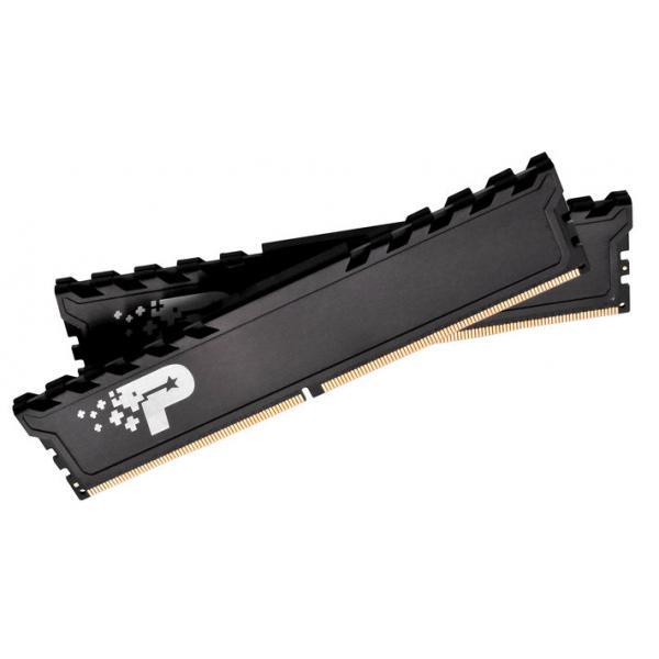 Patriot psp416g2666kh1long-dimm sl Premium, 16 GB Kit, DDR4, UDIMM, 2666 MHz, CL19, 1,2 V, Hitzeschild