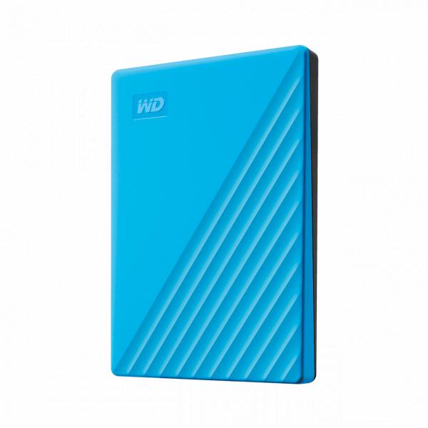 Western digital western digital wdbpkj0040bbl-wesn my passport external hdd, 4tb, usb 3.2 gen 1, blue