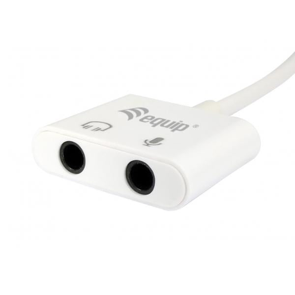 Equip equip 133460 usb to audio adapter, usb type-c -> 3.5mm jack