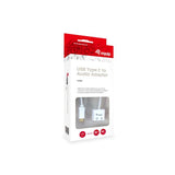 Ausgestattet mit dem USB-zu-Audio-Adapter 133460, USB Typ-C -> 3,5-mm-Buchse