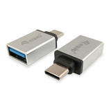 Equip 133473 USB-Adapter, USB Typ C -> USB Typ A, männlich weiblich, silber