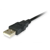 Equip 133383 USB-zu-Parallel-Adapterkabel, USB 2.0 -> IEEE1284, männlich männlich, schwarz