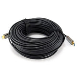 Equip 119433 HDMI 2.0 aktives optisches Kabel, HDMI Typ A -> HDMI Typ A3D, 18 Gbit/s, 100 m, schwarz