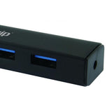 Equip 128953, 4-Port-USB-Hub, USB 3.2 Gen 1 Typ-A, 5000 Mbit/s, Schwarz
