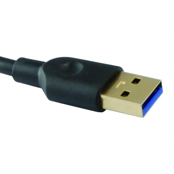 Equip 128953, 4-Port-USB-Hub, USB 3.2 Gen 1 Typ-A, 5000 Mbit/s, Schwarz