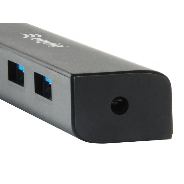 Equip 128954 4-Port-USB-Hub, USB 3.2 Gen 1 Typ-C -> USB 3.2 Gen 1 Typ-A, 5000 Mbit/s, Schwarz