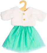 Puppenjacke Plüsch mit Rock, 28-35 cm