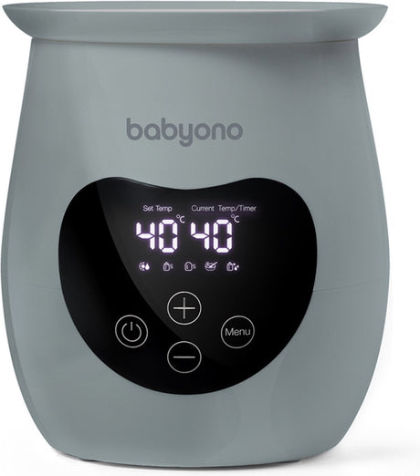 Babyono Baby Ono honiggrauer natürlicher Flaschenwärmer und Sterilisator