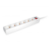 Equip 245552 6-fach Steckdosenleiste mit Schalter, 6x AC-Steckdose(n) für den Innenbereich, Typ F, 1,5 mm², 1,5 m