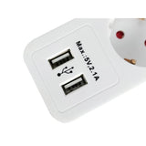 Equip 245554, 5-fach Steckdosenleiste mit 2x USB, 5x AC-Steckdose(n) für den Innenbereich, Typ F, 1,5 mm², 1,8 m