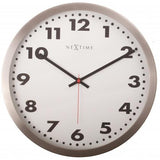 Nexttime-Uhr 2521 arabisch, ø33 cm, Wand, weiß