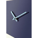 Nexttime Uhr 2855bl Bold Stripes, 38x19 cm, Wand, blau