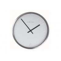 Nexttime-Uhr 2991. Paniki, ø34 cm, Wand, weiß
