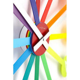 Nexttime-Uhr 2995di Farbführer, ø 60 cm, Wand, mehrfarbig