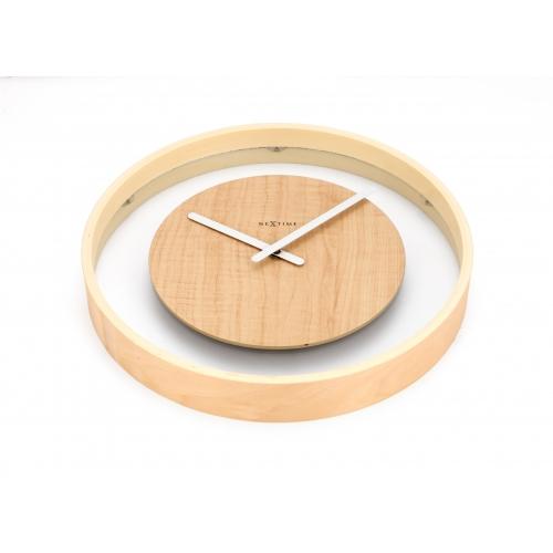 Nexttime Uhr 3046 Holzschlaufe, ø30 cm, Wand, Holz
