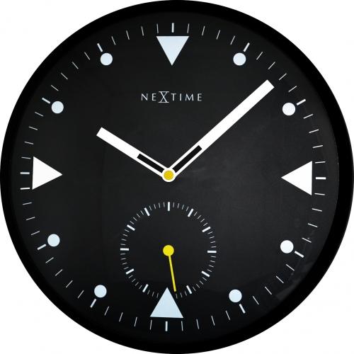 Nexttime Uhr 3049 ernst schwarz, ø32 cm, Wand, schwarz