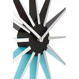 Nexttime Uhr 3051bl Nova, ø50 cm, Wand, schwarzblau