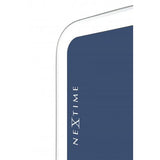 Nexttime Uhr 3072bl Daumen hoch, 40,5x41,5 cm, Wand, Blau Silber