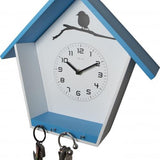 Nexttime Uhr 3109bl cuckey, 30,5x33x11 cm, Wand, blau weiß