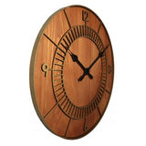 Nexttime Uhr 3113br Holz rund, ø50 cm, Wand, braun