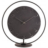Nexttime-Uhr 5188zwing, 41x40 cm, schwarz