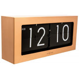 Nexttime Uhr 5198co Big Flip, 16,7x36 cm, Flip-Over, Kupferschwarz