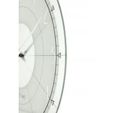 Nexttime Uhr 8125 Fancy Round, ø43 cm, Wand, Weiß Silber