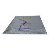 Nexttime Uhr 8165 Mystery - Zeit, 43x43 cm, Wand, Metall