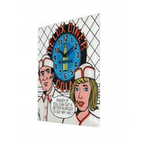 Nexttime Uhr 8167 Deluxe Dinner, 43x43cm, Wand, mehrfarbig